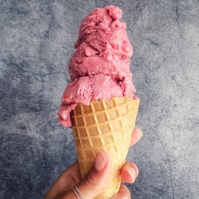 Nice cream aux framboises