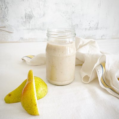 Smoothie crémeux poire, banane et gingembre