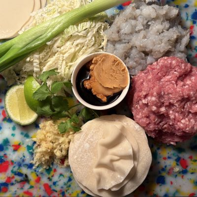 Dumplings terre et mer de la petite Anne-Sophie